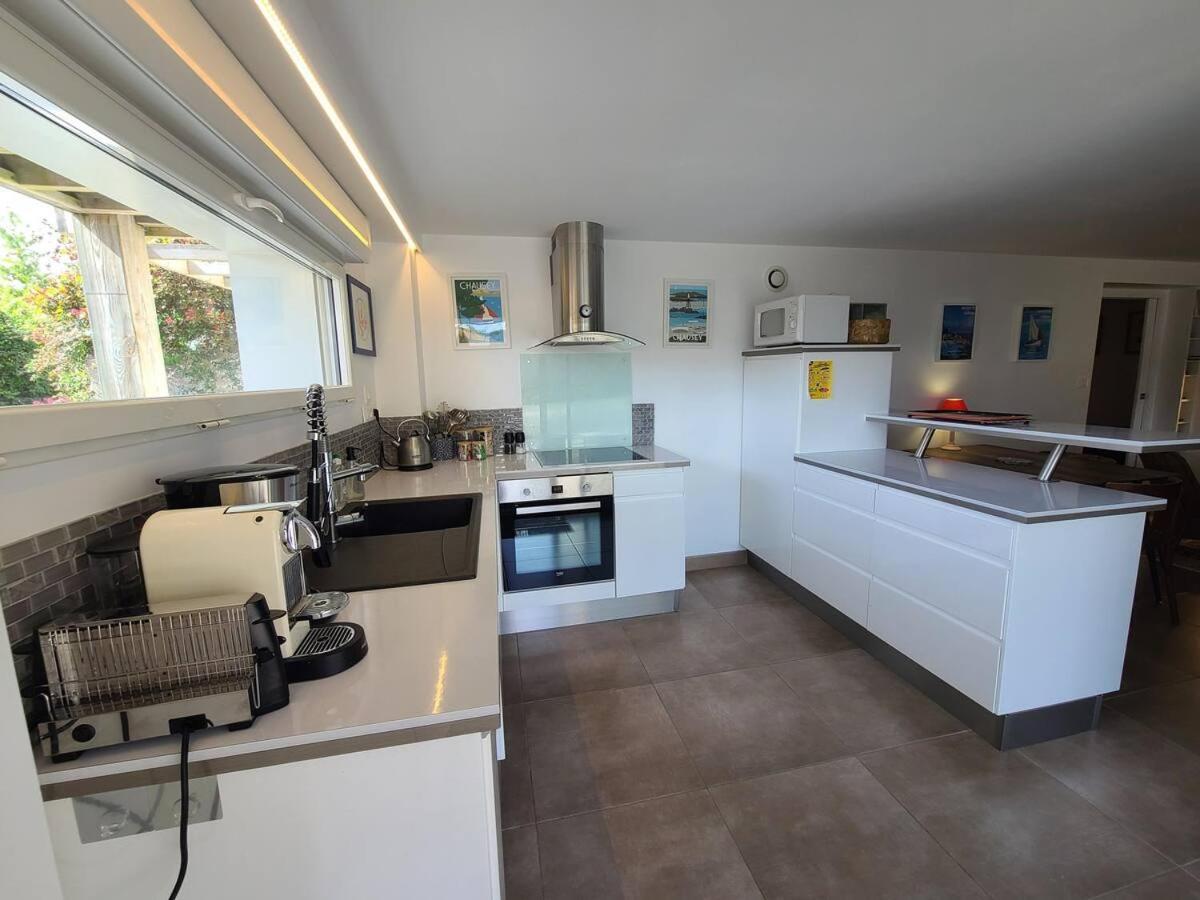 Appartement Moderne Avec Terrasse - Proche Mer Agon-Coutainville Extérieur photo